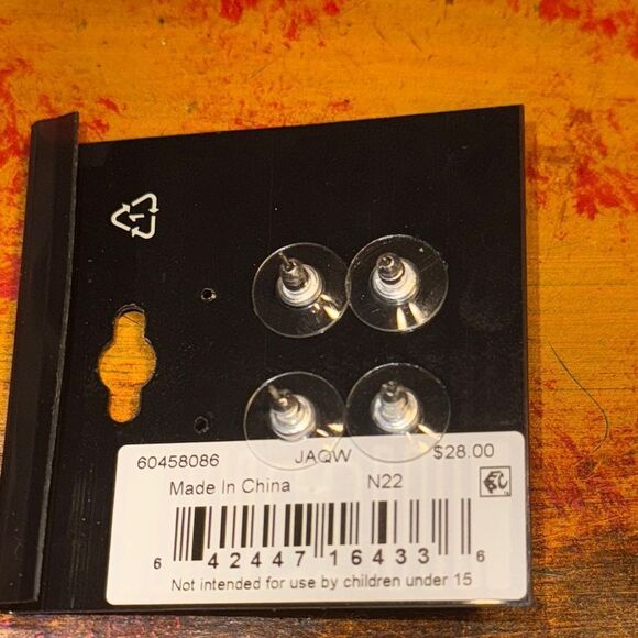 Anne Klein
2-Pc. Set Crystal and Imitation Pearl Stud Earrings - Picture 3 of 3